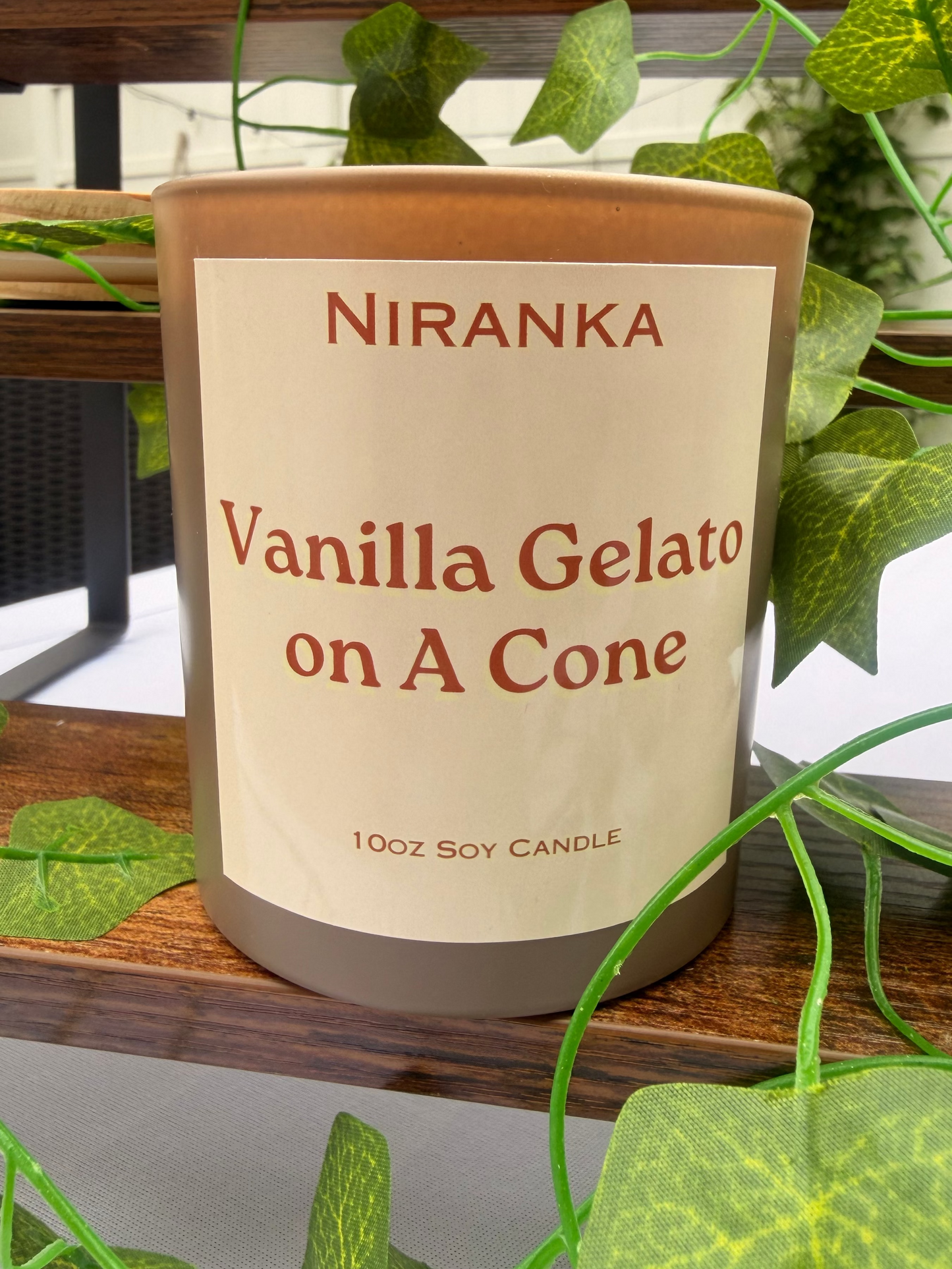 Vanilla Gelato on A Cone