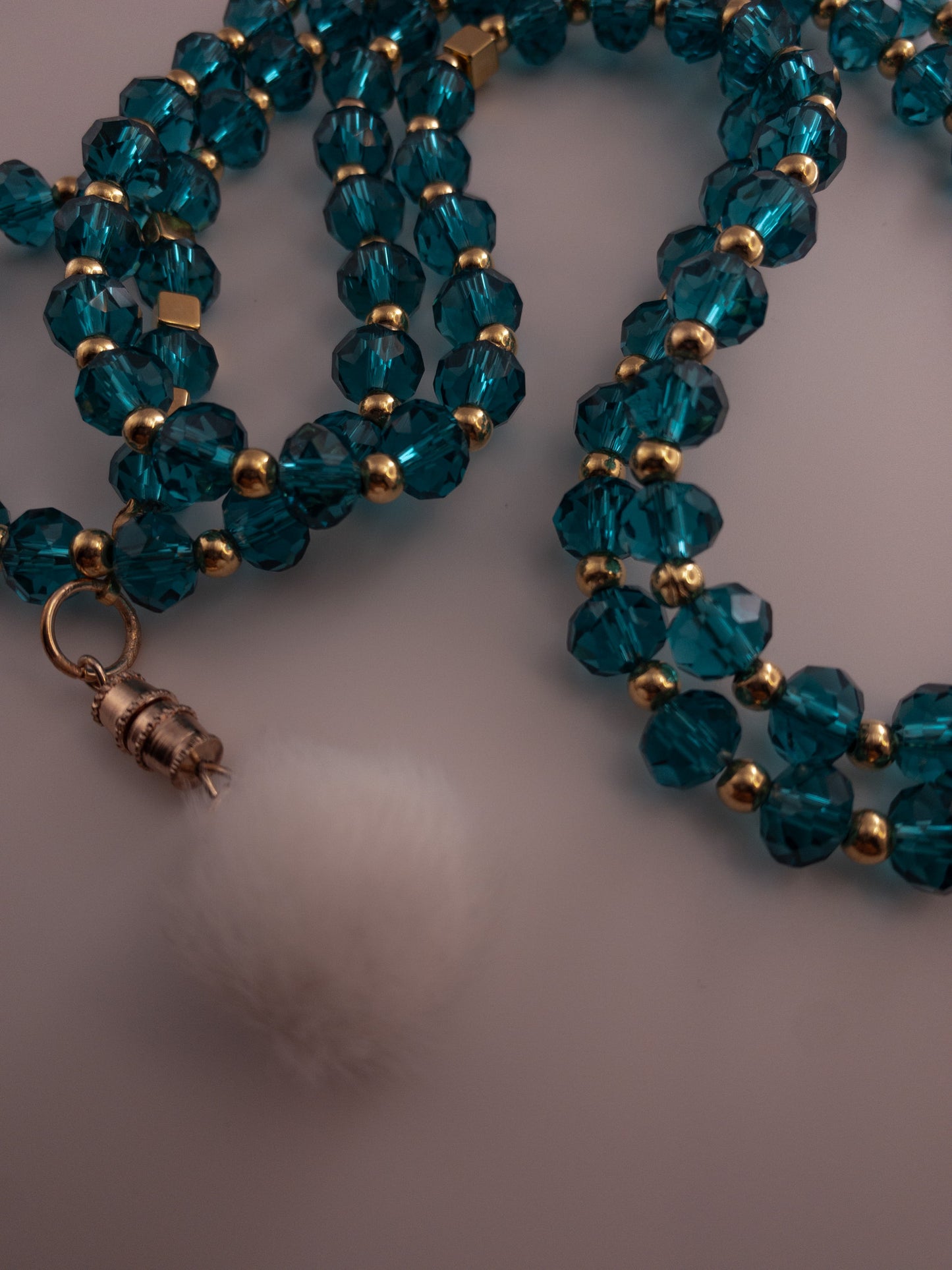 99 Count Glass Bead Teal Sebha