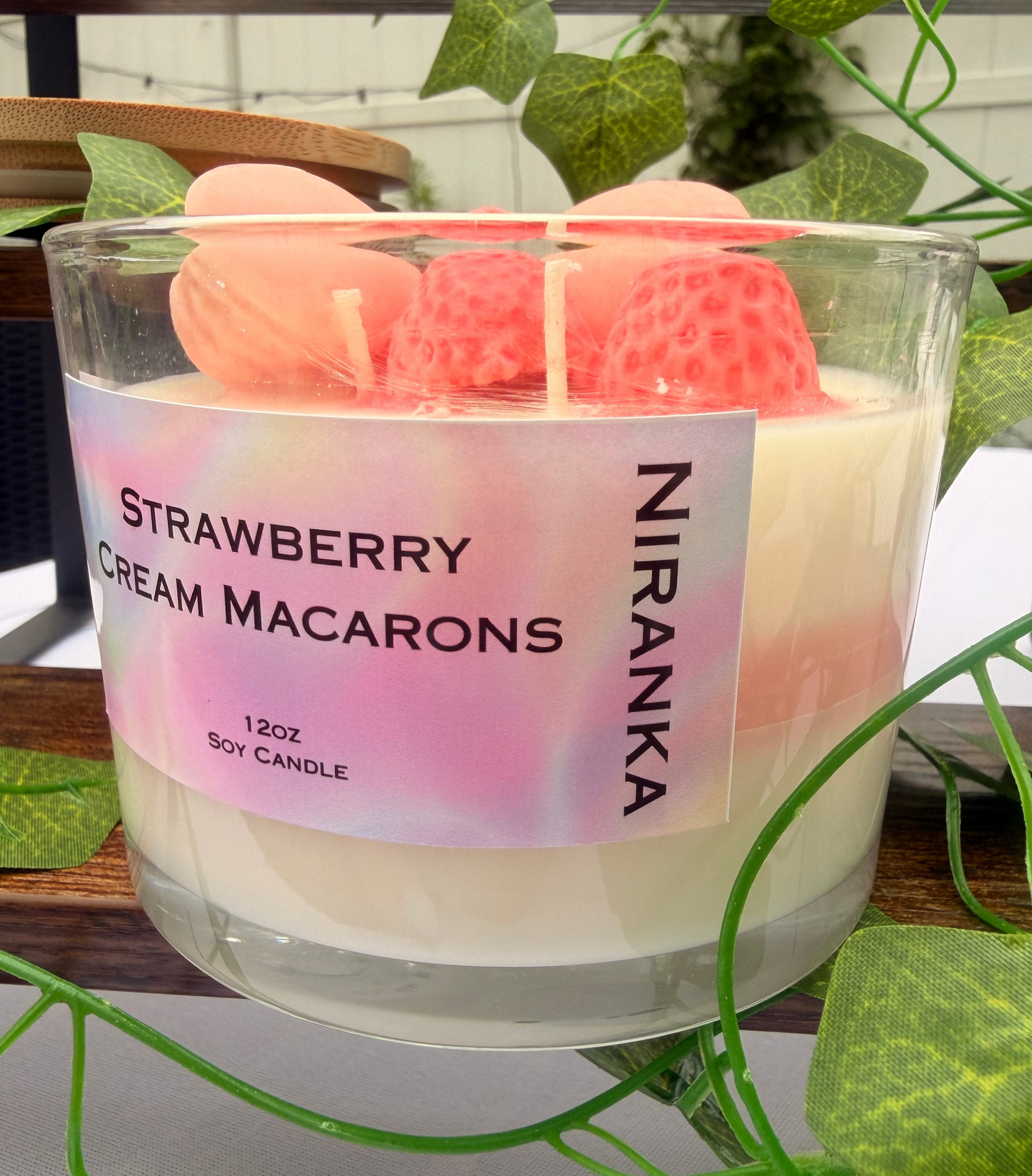 Strawberry Cream Macaroons