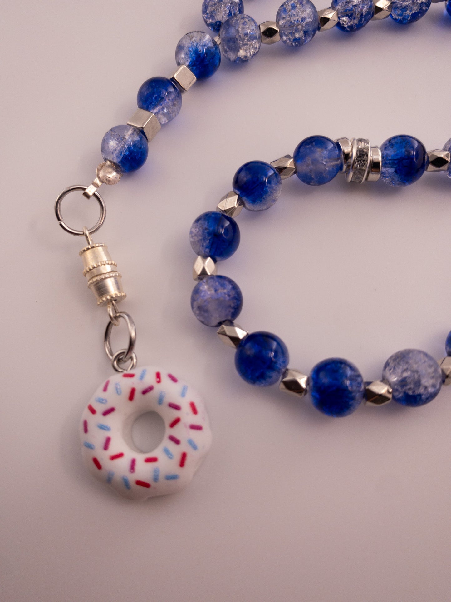 Ice Blue Glass Beads Sebha