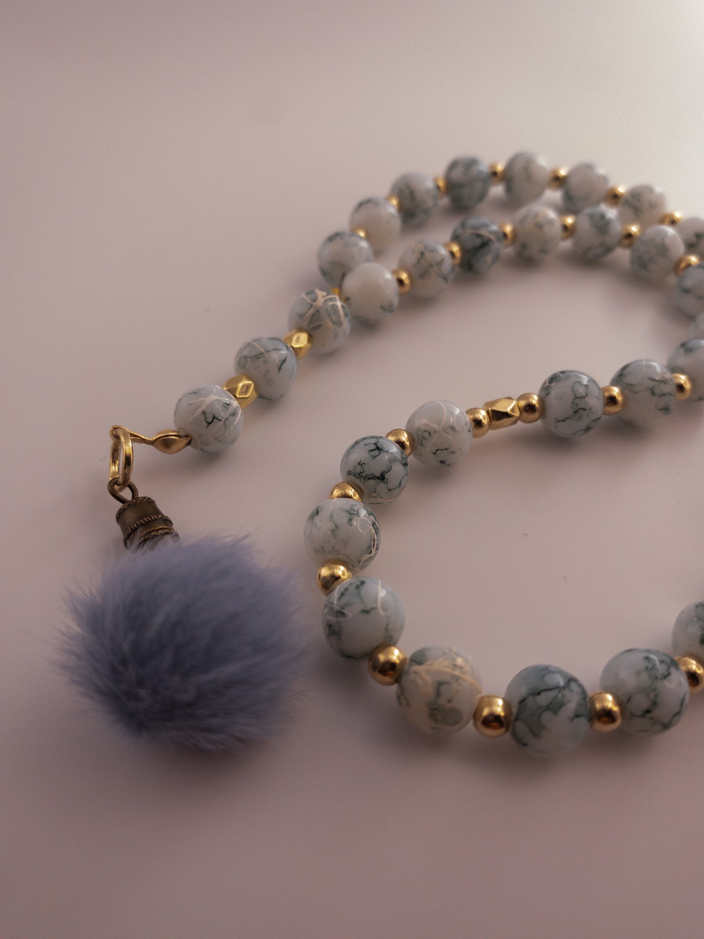 marbelled sebha with dusty blue sebha 