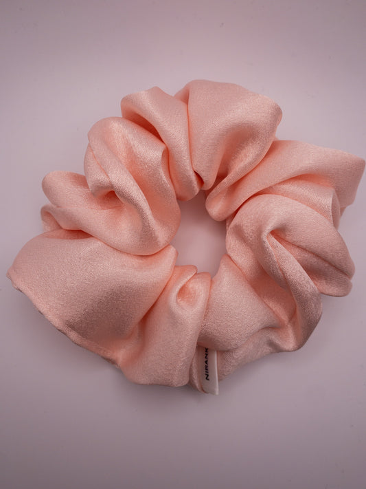 light pink scrunchie