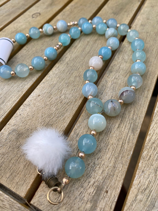 prayer beads blue