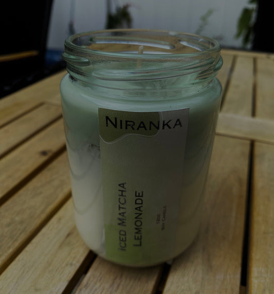 iced matcha lemonade candle 